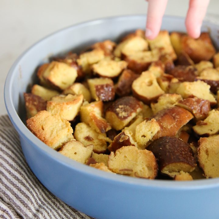 Soft Pretzel French Toast Casserole