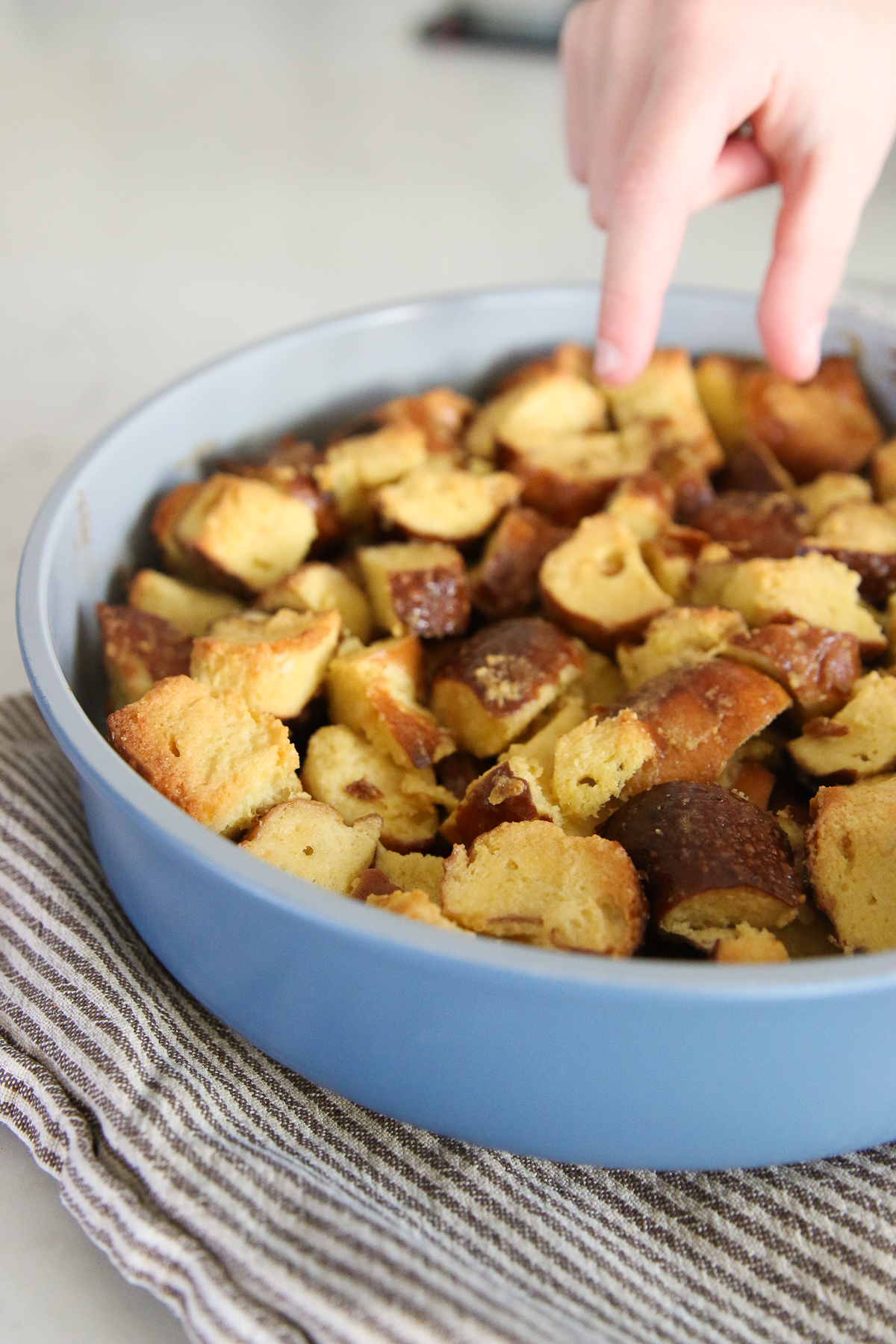 Leftover Soft Pretzel French Toast Recipe