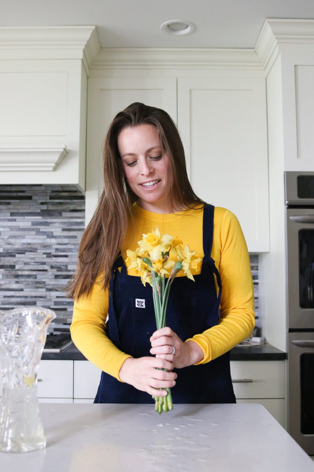 Floral Countertop Compost Bin