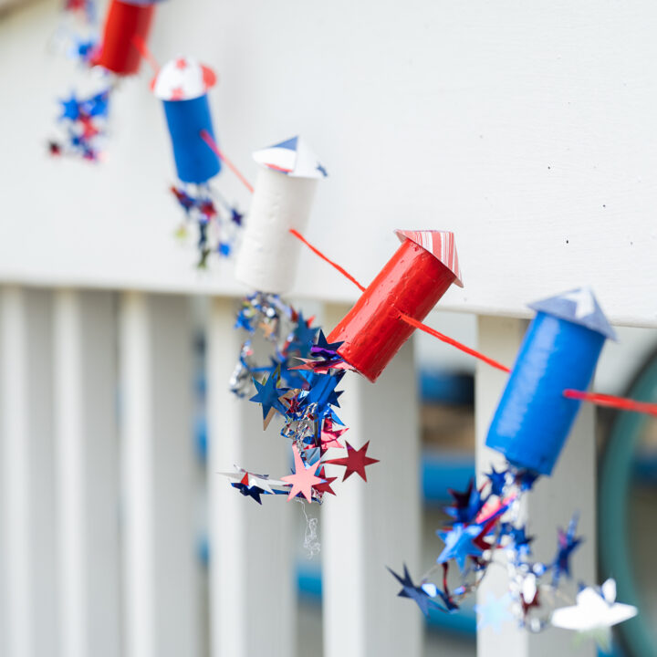DIY Upcycled Cork Firecrackers