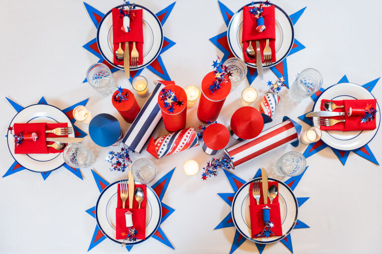 Sustainable Craft: 4th of July Tablescape with DIY Firecrackers