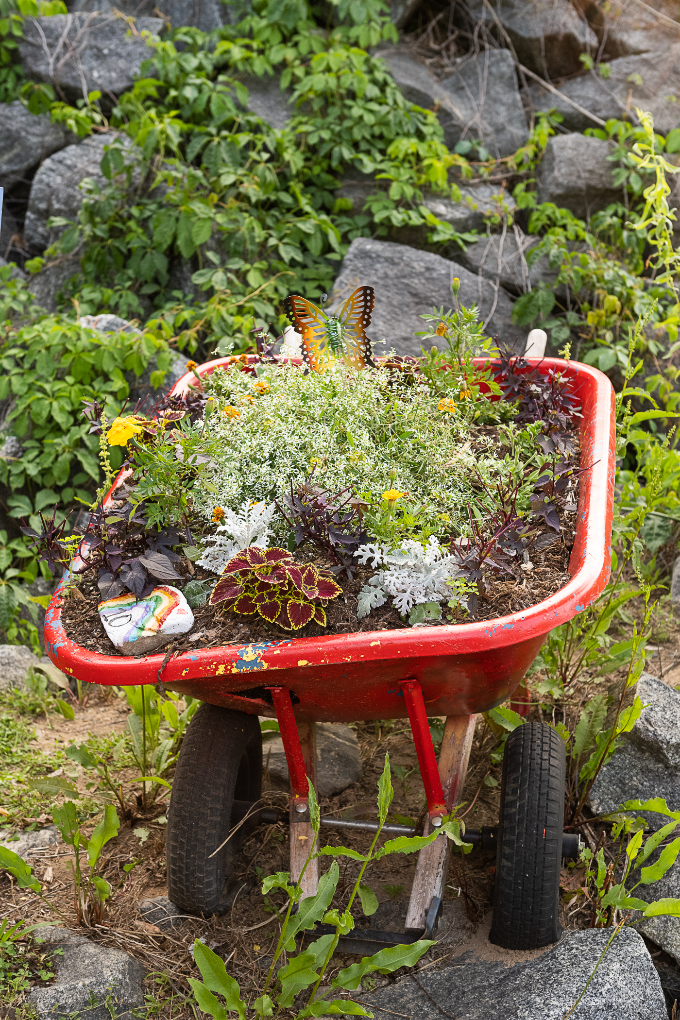 Upcycled Outdoor Storage Containers - The Crazy Craft Lady