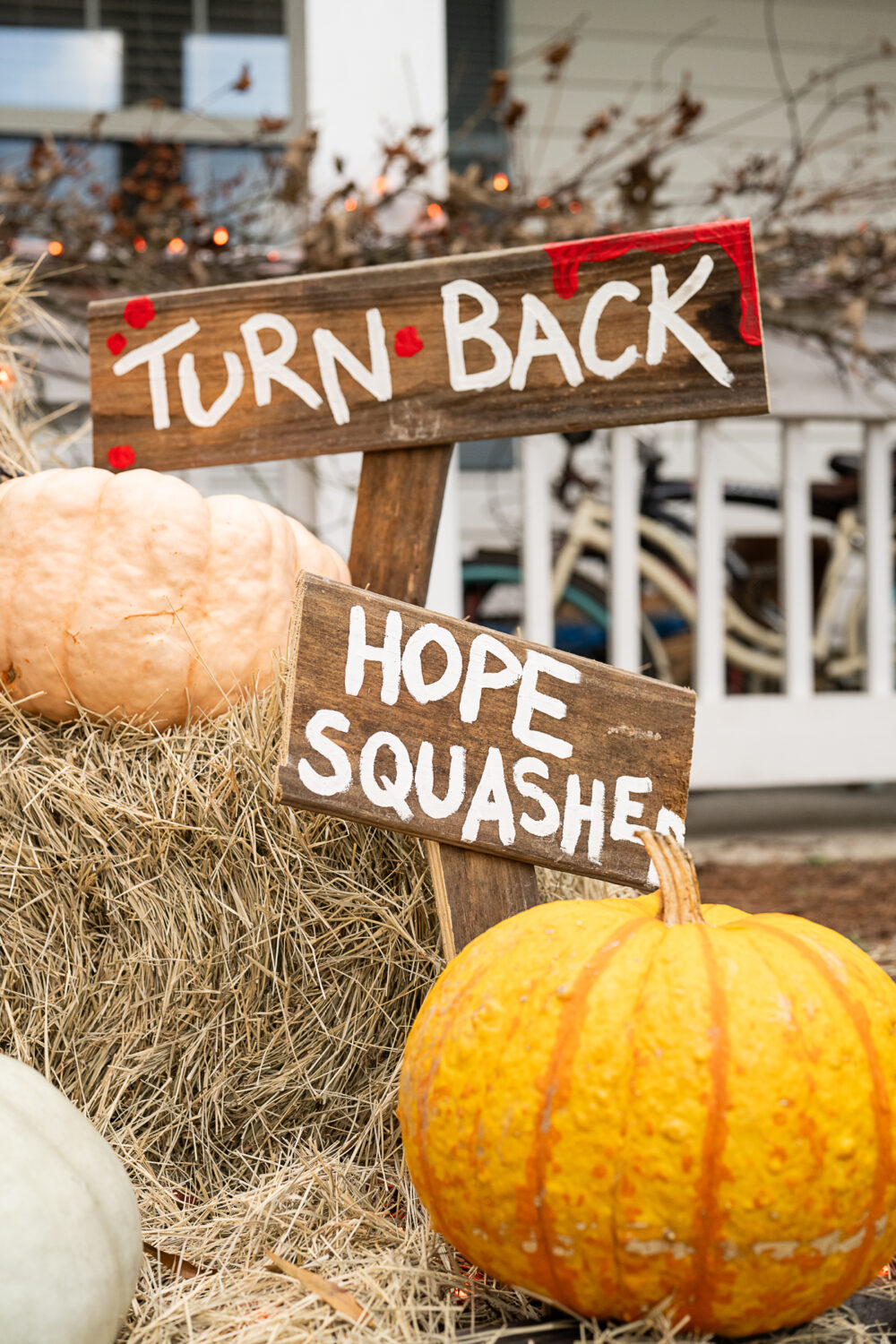 DIY Spooky Halloween signs from wood pallets