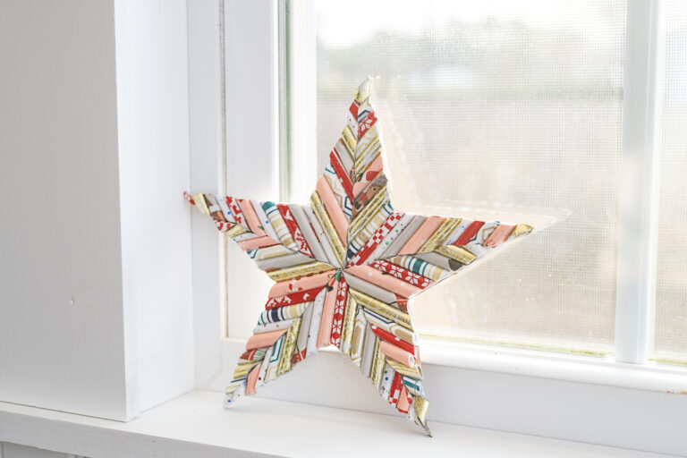 Reuse Wrapping Paper in This Adorable Upcycled Paper Star Project