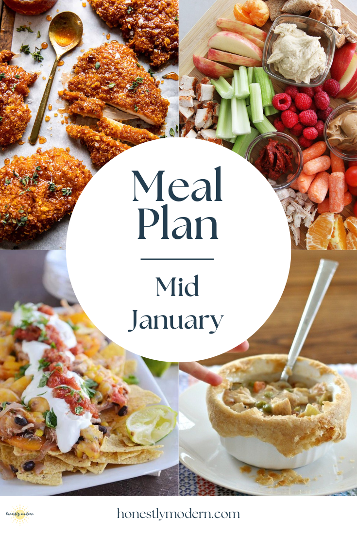 dinner meal plan mid January